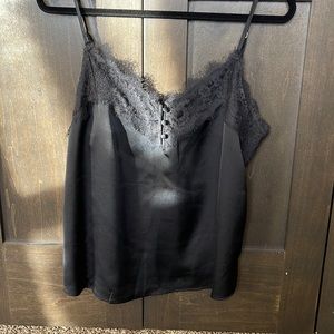 Abercrombie black lace cami